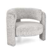 BIZZOTTO fotel AISHA jasny szary