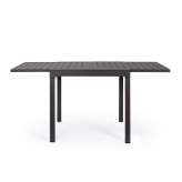 BIZZOTTO stół ogrodowy PELAGIUS 83-166 szary / rozkładany