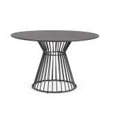 BIZZOTTO stół ogrodowy AUSTIN 120 szary