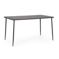 BIZZOTTO stół ogrodowy YARA 140 szary