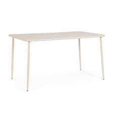 BIZZOTTO stół ogrodowy YARA 140 beżowy