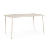 BIZZOTTO stół ogrodowy YARA 140 beżowy