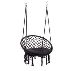 BIZZOTTO fotel wiszący ogrodowy JAVIER czarny