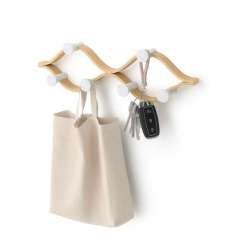 UMBRA wieszak MONTAGE 6 biały / naturalny