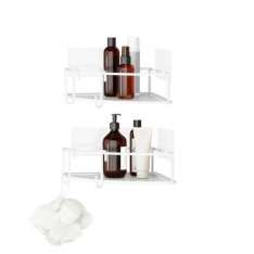 UMBRA zestaw 2 półek narożnych CUBIKO biały