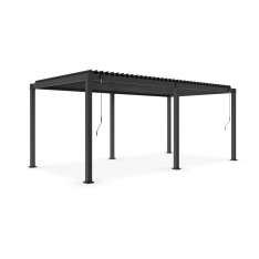 BIZZOTTO pergola ogrodowa GARDA 3x6 szara