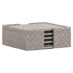 RICHMOND zestaw podkładek pod kubki VIVI szary