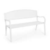 BIZZOTTO ławka ogrodowa LIZETTE biała