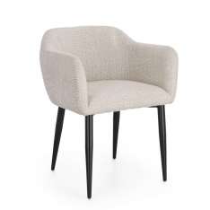 BIZZOTTO krzesło KATI ARM beżowe