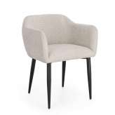 BIZZOTTO krzesło KATI ARM beżowe