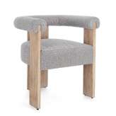 BIZZOTTO krzesło AGAPE beżowy / szary