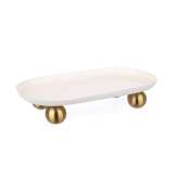 BIZZOTTO taca dekoracyjna DONYA 29 biała