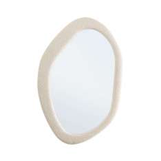 BIZZOTTO lustro ścienne BOUCLÉ 59x90 cm białe