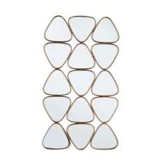 BIZZOTTO lustro ścienne HANIMA 63,5x112 złote