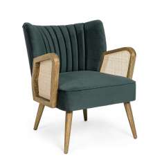 BIZZOTTO fotel VIRNA zielony