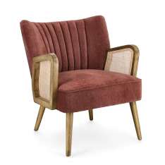 BIZZOTTO fotel VIRNA czerwony