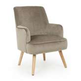 BIZZOTTO fotel ADELINE brązowy