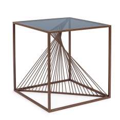 BIZZOTTO stolik kawowy ESPIRAL 48x48