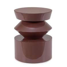 BIZZOTTO stolik kawowy OTILIA CONTOUR czerwony