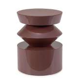 BIZZOTTO stolik kawowy OTILIA CONTOUR czerwony