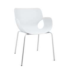 BIZZOTTO krzesło LENNOX ARM białe
