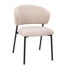 BIZZOTTO krzesło PRISCA czarne / beżowe