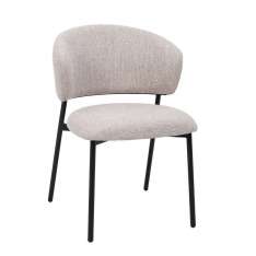 BIZZOTTO krzesło PRISCA czarne / szare