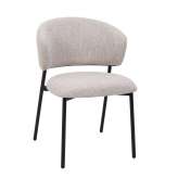 BIZZOTTO krzesło PRISCA czarne / szare