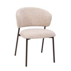 BIZZOTTO krzesło PRISCA brązowe / beżowe