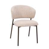 BIZZOTTO krzesło PRISCA brązowe / beżowe