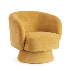 BIZZOTTO fotel obrotowy JULIENNE żółty