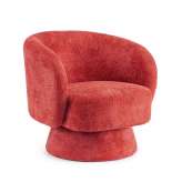 BIZZOTTO fotel obrotowy JULIENNE czerwony