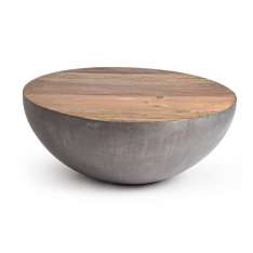 BIZZOTTO stolik kawowy LANCASTER 90 szary