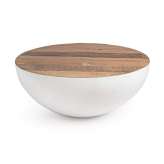 BIZZOTTO stolik kawowy LANCASTER 90 biały