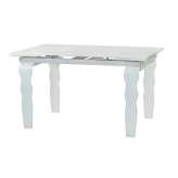 Stół szklany Vendome Opti White biały - 200 | 300