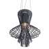 MOOSEE lampa wisząca STRAW szara