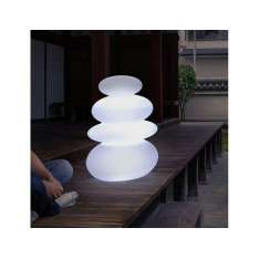 Lampa ogrodowa New Garden Balans C biała - LED