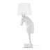 MOOSEE lampa podłogowa KOŃ HORSE STAND S biała - włókno szklane