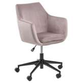 ACTONA fotel biurowy NORA - brudny róż