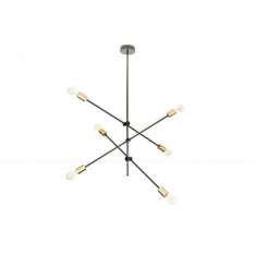 INVICTA lampa wisząca VARIATION -czarno-złota