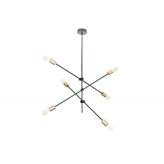 INVICTA lampa wisząca VARIATION -czarno-złota