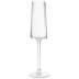 KARE kieliszek do szampana RIFFLE 215 ml transparentny