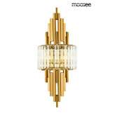 MOOSEE lampa ścienna TOWERS złota