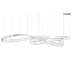 MOOSEE lampa wisząca WAVE 380 chrom