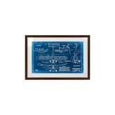 Obraz MECHANICAL PLANE 2 90x62 cm