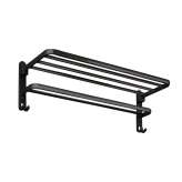 Półka prysznicowa SHP BILIA czarna