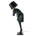 MOOSEE lampa podłogowa KOŃ HORSE STAND M czarna - włókno szklane