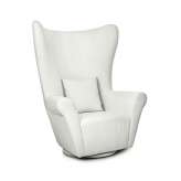 MaMaison fotel obrotowy GROSDOS biały / chenille