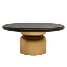 MaMaison stolik kawowy LEONARDO złoty / czarny