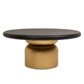 MaMaison stolik kawowy LEONARDO złoty / czarny